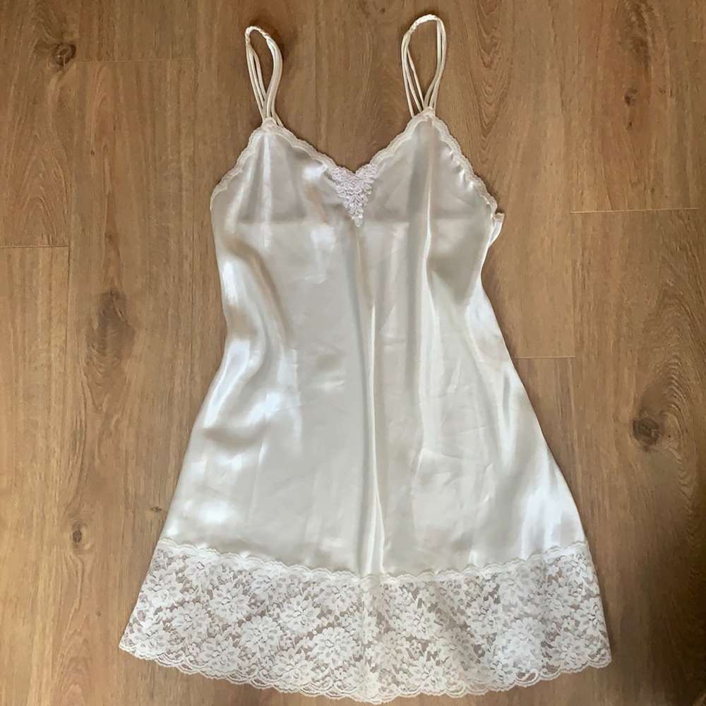Rare Dior vintage satin slip dress / lingerie size S/M